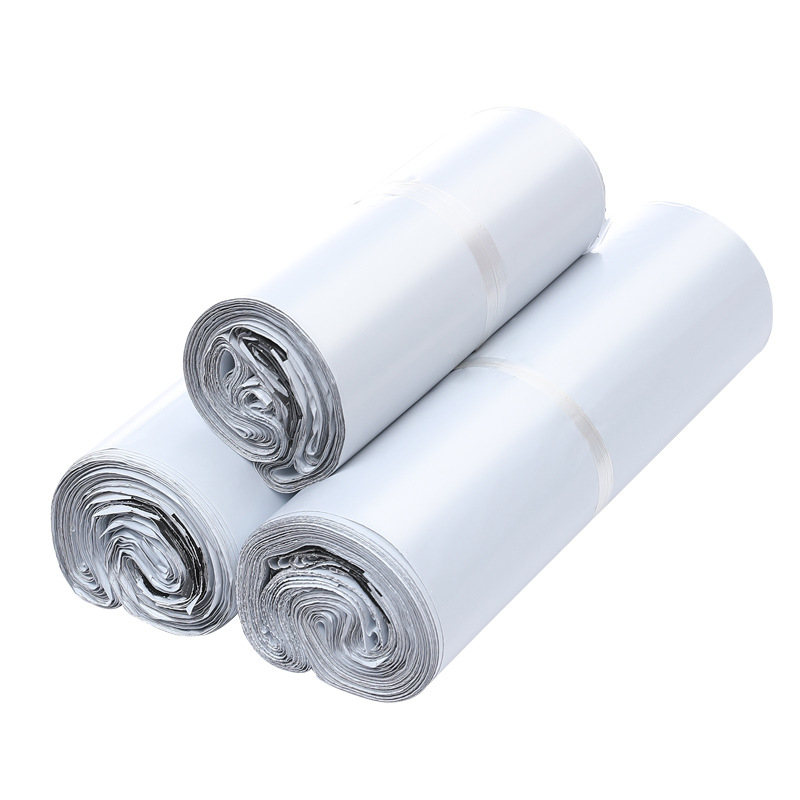 White poly mailer  bag