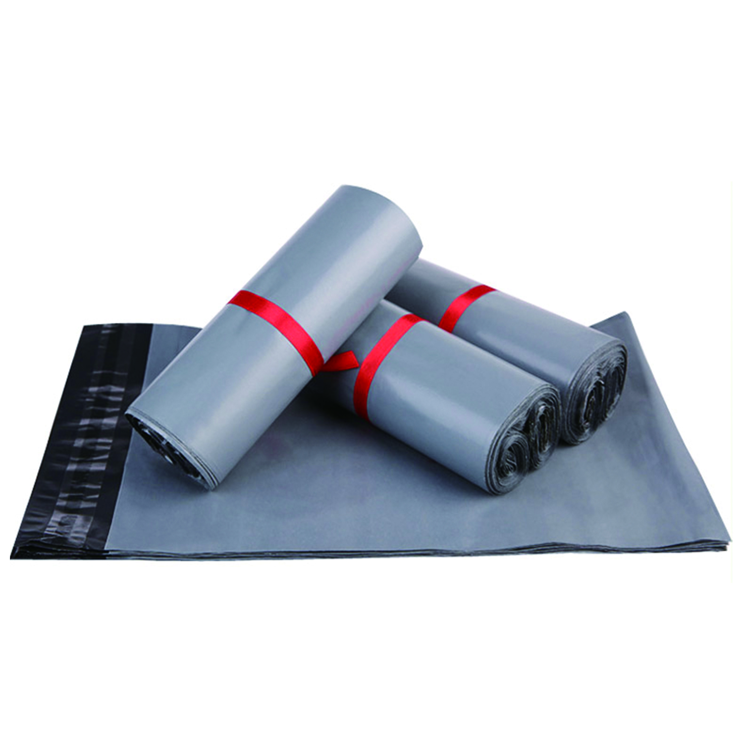 100% non-virgin grey express bags