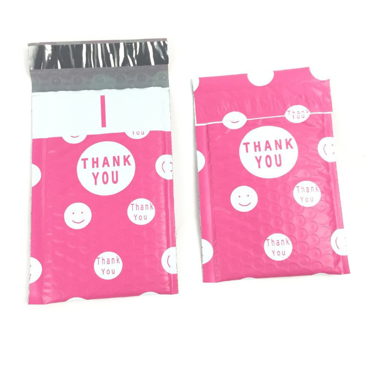 Colorful pink Wrap bubble envelope